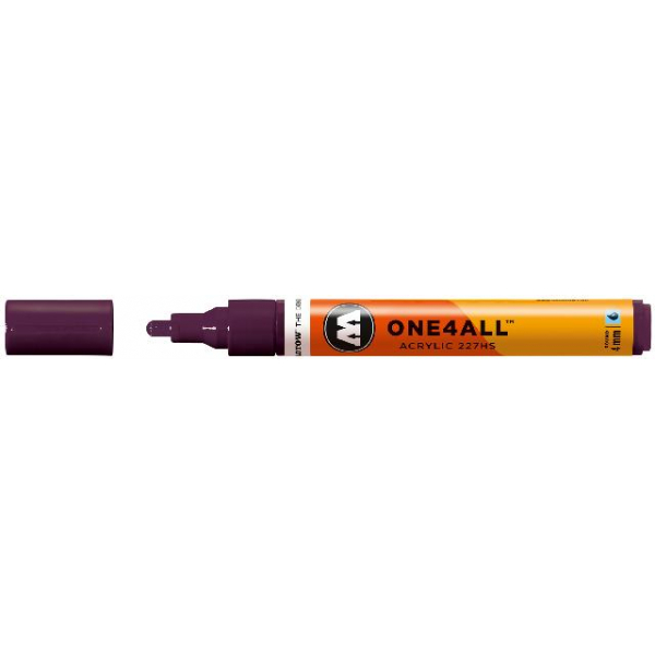 4250397624310 - Acrylmarker ONE4ALL ACRYLIC 227HS 4mm Nr 233 purpurviolett 4250397624310 Molotow 4250397624310 - Acrylmarker ONE4ALL ACRYLIC 227HS 4mm Nr 233 purpurviolett 4250397624310 Molotow