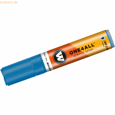 4250397640884 - Acrylmarker ONE4ALL ACRYLIC 327HS 4-8mm Nr 230 schockblau 4250397640884 Molotow