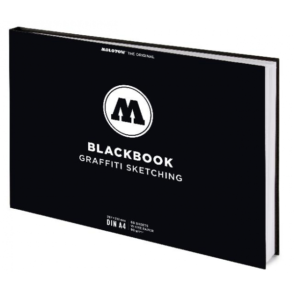 4250397648521 - Blackbook DIN A4 Querformat 68 Seiten Hardcover Umschlag Zeichenbuch 4250397648521 Molotow