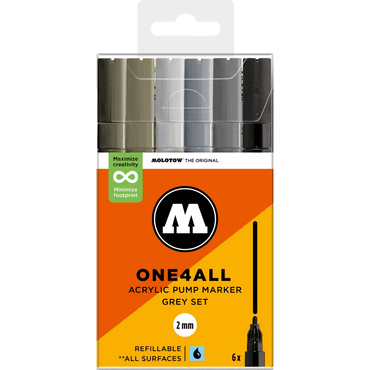 4250397674193 - Acrylmarker One4All 127HS Grey Set