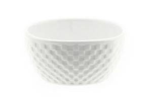 4250404228401 - 6er Snackschalen-Set aus Porzellan Servierschale mit Muster Weiß 200 ml Motiv 5 - Almina