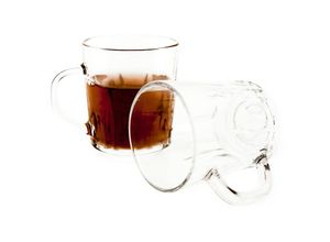 4250404244289 - Gözde 6 Tlg Gläser-Set für Tee Kaffee mit Muster Transparent 230 ml - Almina