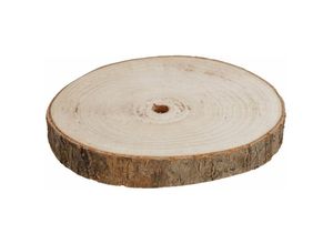 4250407304003 - Buri - Baumstammscheibe 20cm zum Basteln Holzscheibe Gesteckunterlage Dekomaterial Holz Baumscheibe