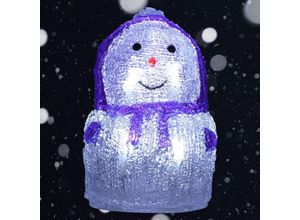 4250407313302 - LED-Acryl-Schneemann 16x11cm Winterdeko Weihnachtsdeko Weihnachtsfigur Dekofigur