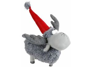 4250407314811 - Buri - Deko-Rentier mit Mütze Weihnachtsfigur Weihnachtsdeko Winterdeko Dekofigur