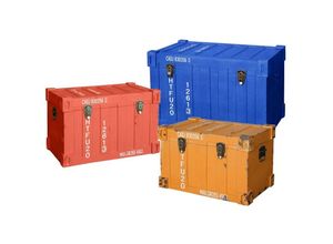 4250407318499 - Buri - Kommode 3 tlg Container Design Aufbewahrungskiste Aufbewahrungsbox Truhe Kiste