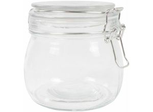 4250407320751 - Drahtbügelglas 500ml mit Gummiring Einmachgläser Drahtbügelgläser Vorratsgläser - Buri