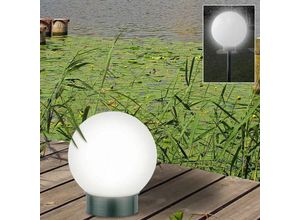 4250407326708 - Buri - LED-Solar-Kugelleuchte Kugellampe Leuchtkugel Solarlampe Gartenlampe Lichtkugel