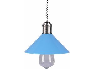 4250407342456 - Buri - led Hängeleuchte Solarleuchte Gartenleuchte Hängelampe Solarlampe Gartendeko - blau