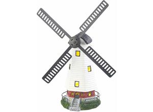 4250407367688 - Buri - Solar-Windmühle 50cm led Windrad Beleuchtung Garten Leuchte Landhaus Gartendeko