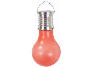 4250407372811 - Alma Garden - led Kunststoff Glühbirne Garten-Dekoleuchte Solarlampe Partyleuchte Hängelampe - rot