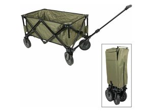 4250407379506 - Faltbarer Bollerwagen Handwagen Transportwagen Strandwagen Gartenwagen Camping