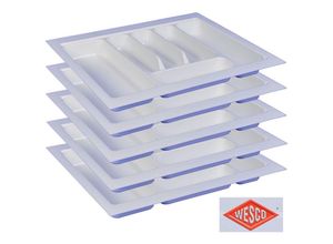 4250407393939 - 5er Besteckkasten 6 Fächer 53x435x54cm Besteckeinsatz Besteckschublade 4250407393939 - 5er Besteckkasten 6 Fächer 53x435x54cm Besteckeinsatz Besteckschublade