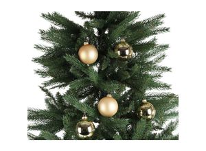 4250407397975 - Buri - Weihnachtsbaumkugeln 8er-Set 75cm Christbaumkugeln Baumschmuck Weihnachtsdeko - gold