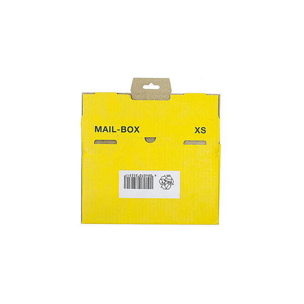 4250414104290 - Maxibriefkarton Mail-Box XS 212 151 020 gelb porto-optimiert bis DIN A6+ innen 244x145x43mm Karton 4250414104290 Smartbox Pr 20 Stück