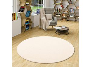 4250415910043 - Natur Teppich Wolle Berber Wollweiss Rund - 200 cm Rund