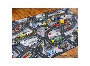 4250415982569 - Spiel Kinderteppich Disney Cars Grau - 80x240 cm