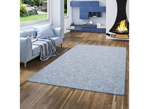 4250415990021 - - Schlingen Teppich Memory Blau Meliert - 160x200 cm