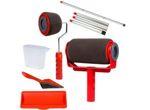 4250416120151 - Best Direct® befüllbarer Farbroller - Kantenroller Teleskopstange Paint Racer set + Pole