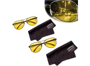 4250416120267 - Best Direct® Tag- und Nachtsicht Brille - Nachtfahrbrille polarisiert Vizmaxx Night Vision