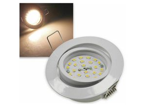 4250416321923 - LED-Einbauleuchte Flat-32 eek f 5 w 420 lm 2900 k weiß dimmbar - Chilitec