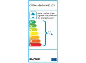 4250416322074 - - Wandleuchte 2 Strahler Weiß 230V Up & Down 2x GU10 Sockel 230V Aussen-Leuchte für Haus Balkon Terrasse