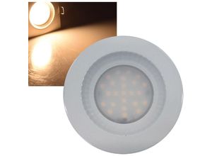 4250416323323 - - led Einbauleuchte Einbauspot warmweiß 85x40mm 5W 470lm Gehäuse weiß IP54 für Feuchträume geeignet