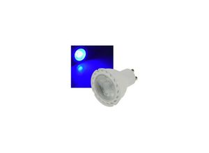 4250416324221 - - led Strahler blau für Deko Leuchten Lampe GU10 Sockel 5Watt i 38° Leuchtwinkel intensives blauer Licht