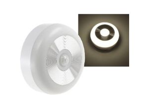 4250416328595 - - led Leuchte mit pir Bewegungsmelder ØxH 70x25mm 3x aaa warmweiß