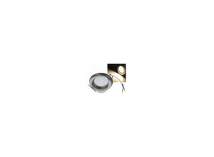 4250416334220 - LED-Einbauleuchte Flat-30 FR-R 3000K Ø85x30mm 5W 460lm IP44 rund poliert