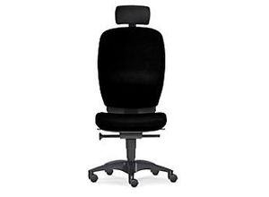 4250416802958 - SITWELL STEIFENSAND Bürostuhl Office L mit Kopfstütze Schwarz Stoff Lendenwirbelstütze Schulter freie Rückenstütze 4250416802958 - SITWELL STEIFENSAND Bürostuhl Office L mit Kopfstütze Schwarz Stoff Lendenwirbelstütze Schulter freie Rückenstütze