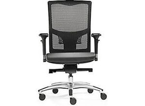 4250416817839 - SITWELL Bürostuhl Liberty M SY-47130-M Kunstleder Netz Schwarz