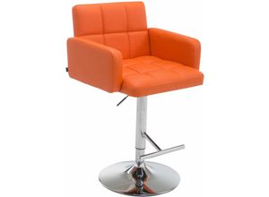 4250420203604 - Barhocker Los Angeles orange chrom