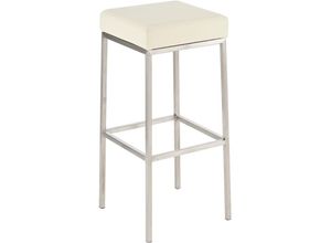 4250420206063 - - Barhocker Montreal 85 Kunstleder edelstahl creme