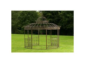 4250420231027 - Luxus Pavillon Romantik rund 350 cm bronze