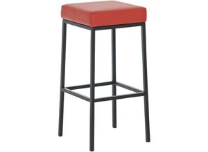 4250420249121 - - Barhocker Montreal 80 Kunstleder schwarz rot