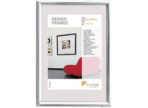 4250423805409 - Kunststoff Bilderrahmen Design Frames silber 50 x 70 cm Kunststoffrahmen