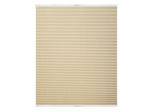 4250434102269 - Lichtblick Plissee Klemmfix ohne Bohren verspannt - Creme 80 cm x 130 cm (B x L)