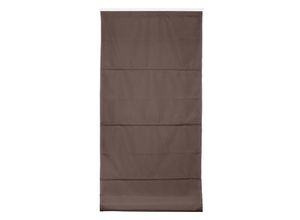 4250434103471 - Raffrollo Klemmfix TOP ohne Bohren verspannt Mocca 100 cm x 130 cm (B x L)