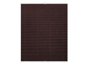 4250434108476 - Lichtblick Plissee Klemmfix ohne Bohren verspannt - Braun 90 cm x 210 cm (B x L)