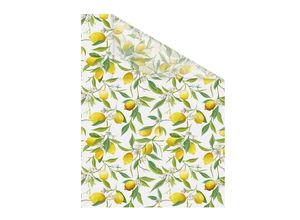 4250434137223 - Fensterfolie ORIGINAL Fensterfolie selbstklebend Sichtschutz Limone - Gelb Grün Fensterfolien Gr B L 100 cm x 100 cm gelb (gelb grün) Fensterdekoration