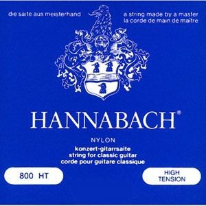 4250442800508 - Hannabach - K-GitSaiten Satz 800 blau Nylon High Tension