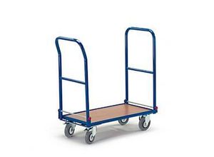 4250448500242 - Rollcart Doppelstirnwagen 720x450mm mit 2 Klappbügeln