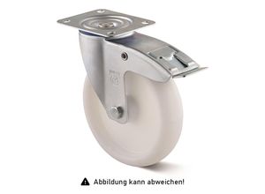 4250448508385 - Rollcart Polyamid- Lenkrolle mit Doppelstop Ø200x50mm 350kg Tragkraft 4250448508385 - Rollcart Polyamid- Lenkrolle mit Doppelstop Ø200x50mm 350kg Tragkraft