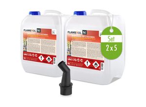 4250463102537 - Höfer Chemie Gmbh - 2x 5 l flambiol® Bioethanol 100 % Hochrein