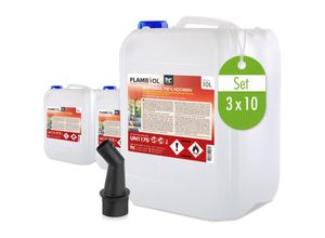 4250463102599 - Höfer Chemie Gmbh - 3x 10 l flambiol® Bioethanol 100% Hochrein