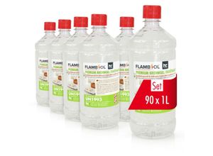 4250463113342 - Höfer Chemie Gmbh - 90x 1 l flambiol® Premium Brenngel