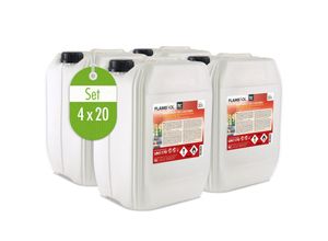 4250463126045 - Höfer Chemie Gmbh - 4x 20 l flambiol® Bioethanol 100% Hochrein