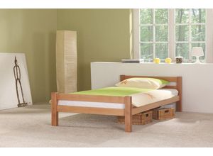 4250468521821 - Einzelbett Helga 140x200 natur lackiert