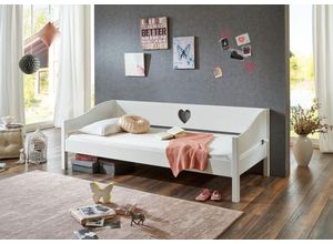 4250468569403 - Einzelbett Elsa 90 x 200 MDF weiß lackiert